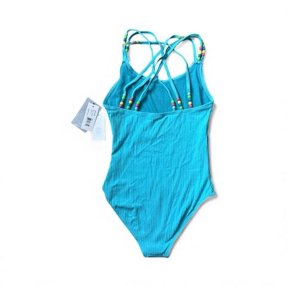 Beach Lingo Pony Bead One-Piece Size 12 - Picture 2 of 5